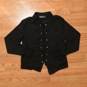 Black cardigan sweater